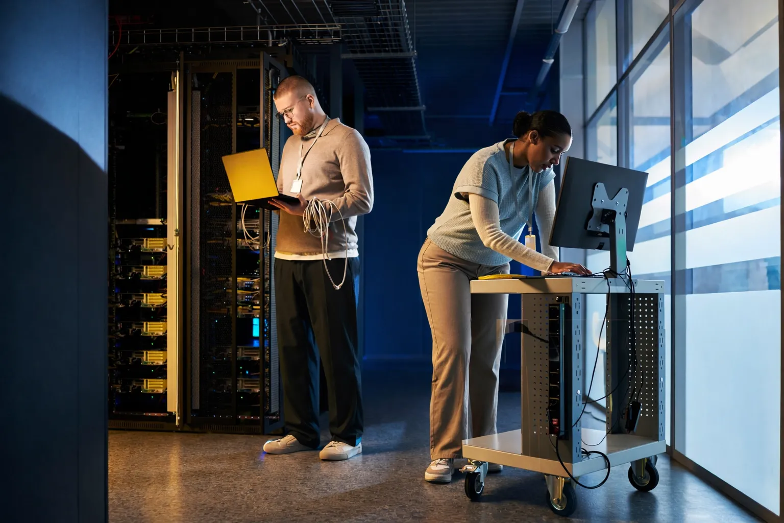 Network equipment configuration and rack management