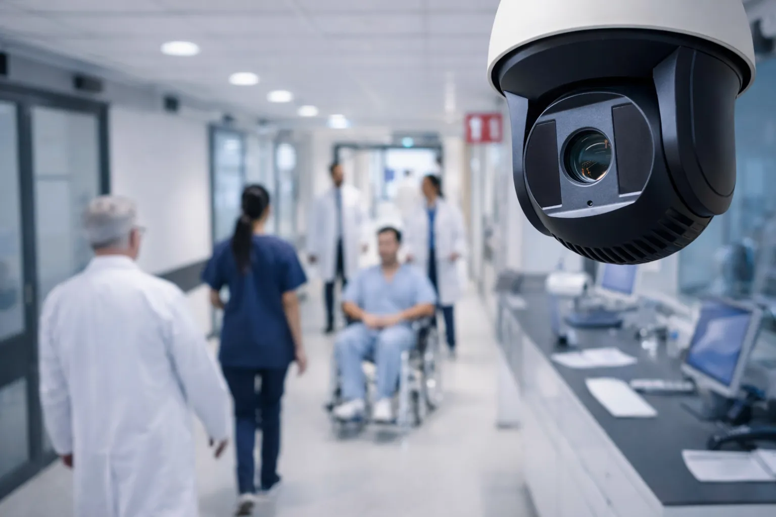 Healthcare CCTV monitoring