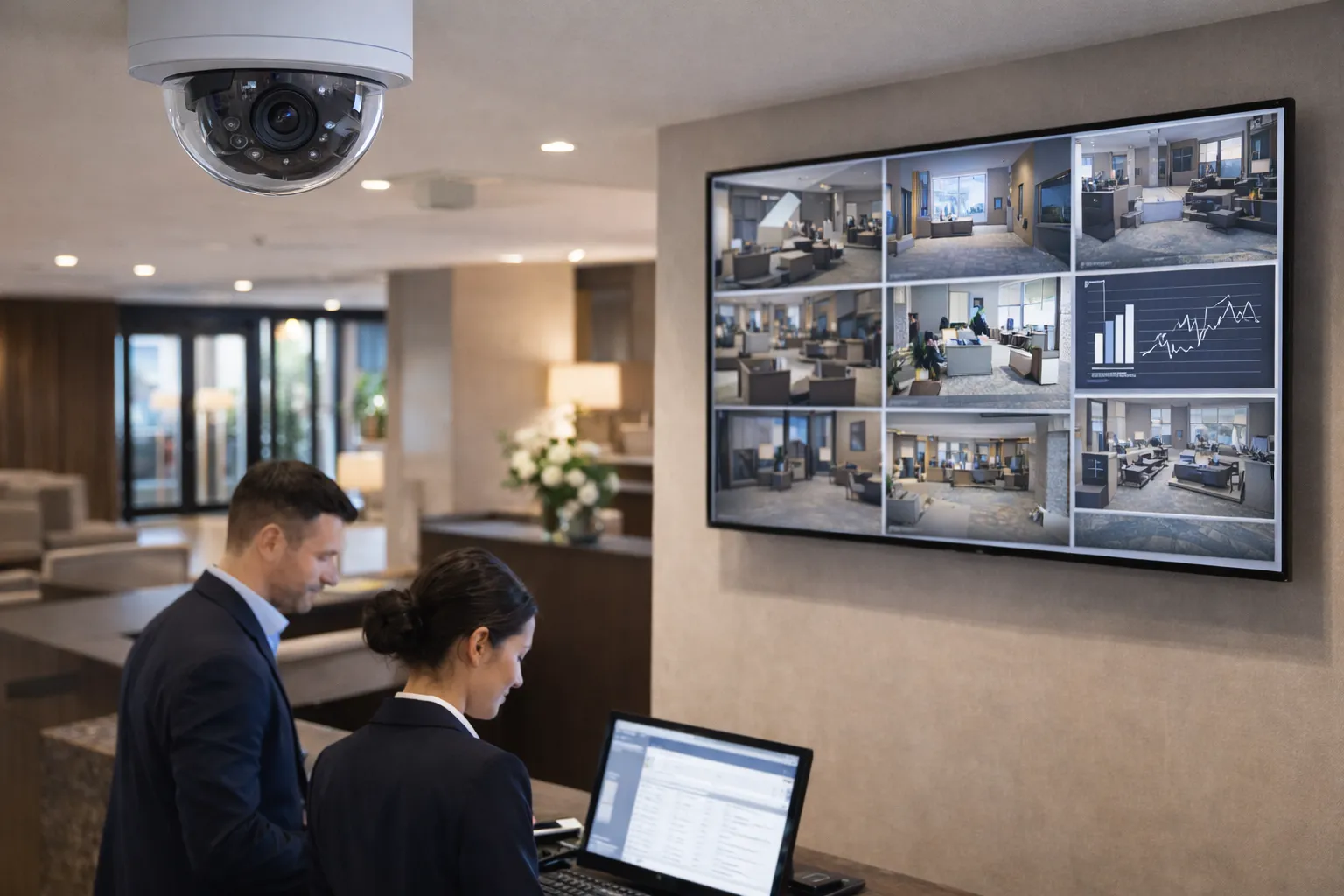 Hospitality CCTV monitoring